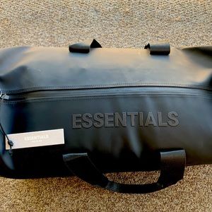 Essentials Black Duffel Bag